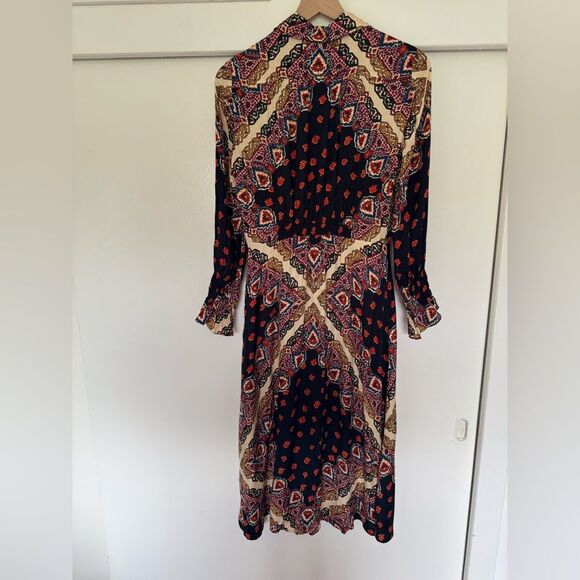 ba&sh Jorgina Bandana Print Midi Dress XS - Picture 4 of 11